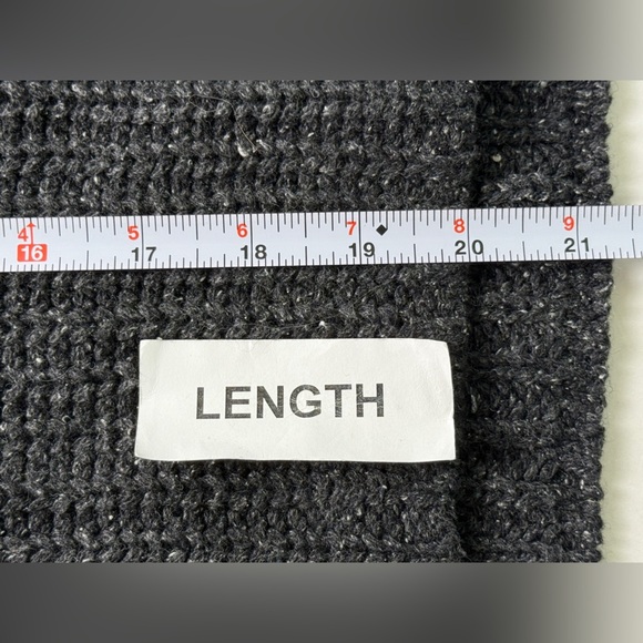 Madewell Pleat-Sleeve Pullover Sweater in Ashland Slate Drake Gray Size Large - Picture 11 of 11